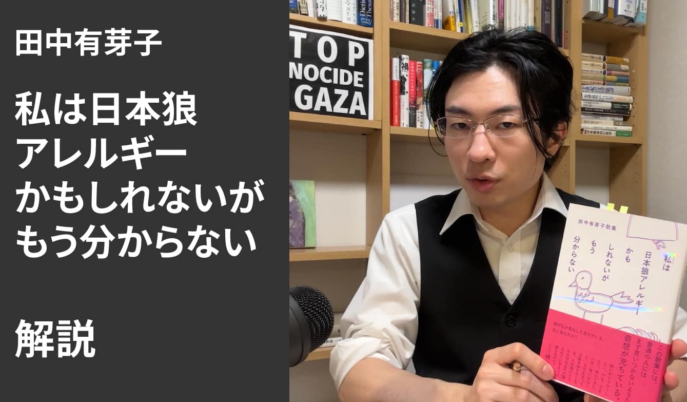 『私は日本狼アレルギーかもしれないがもう分からない』解説